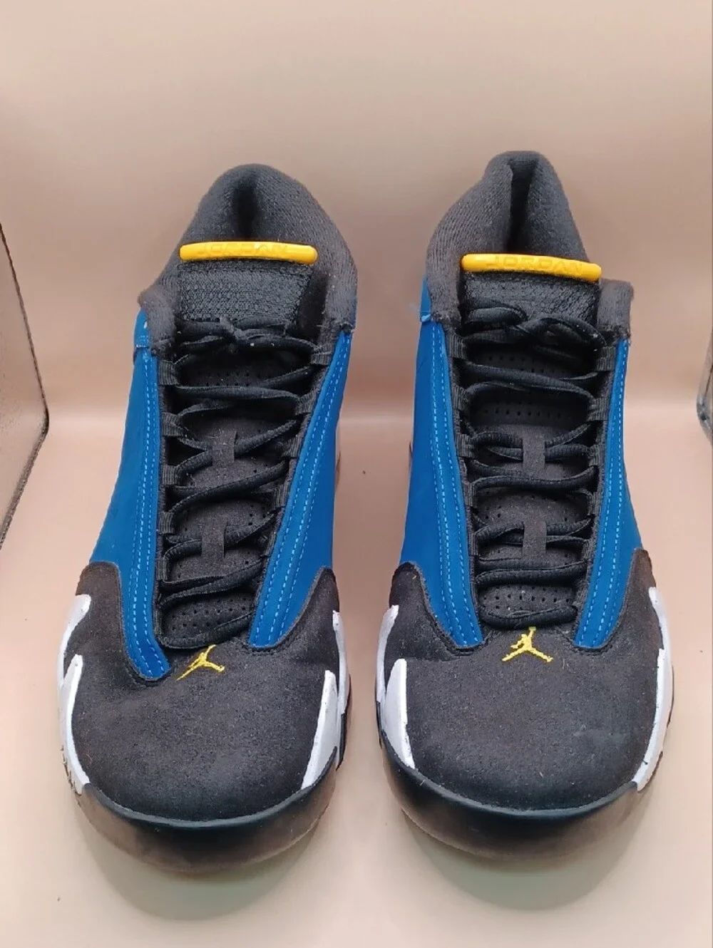 Pre-Owned Air Jordan 14 Retro Laney 2023-Royal Blue/Black/White Men Size 13 US